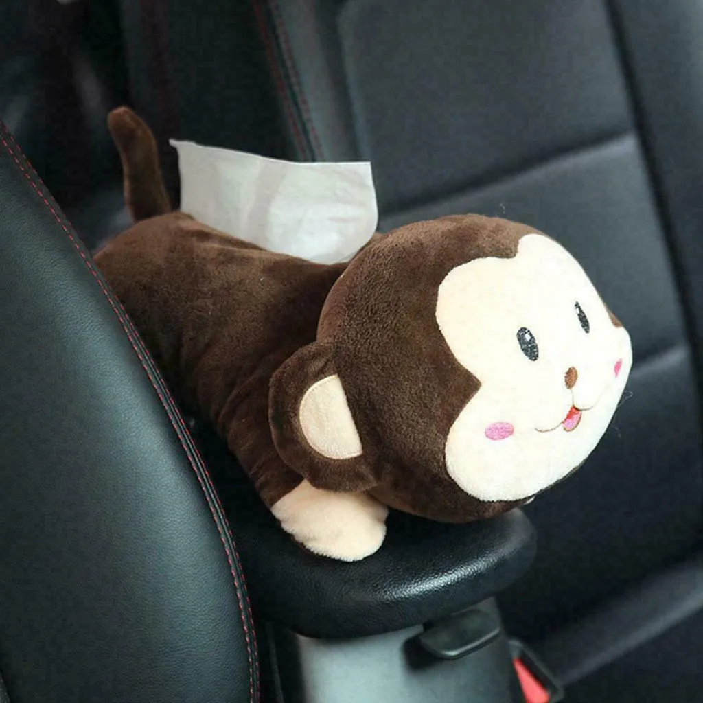 Коробка для салфеток в виде милых животных кукол креативное сиденье рулон