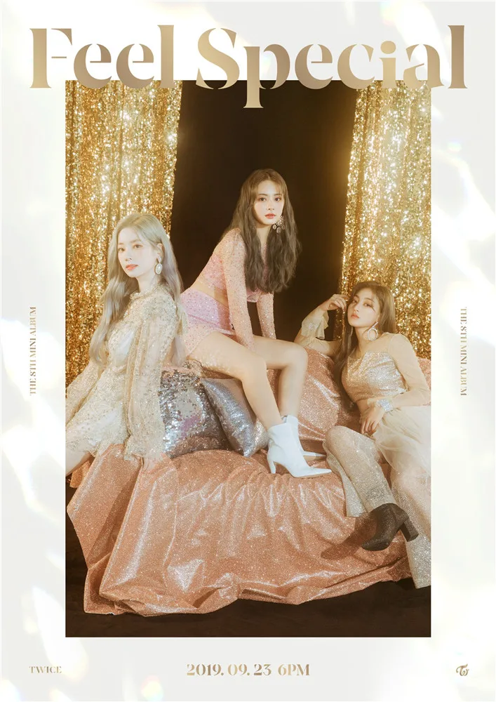 Новый альбом K-POP Twice "Чувствуй себя особенной" постеры на стену, наклейки на белом глянцевой бумаге, печать для гостиной, спальни, домашнего искусства бренда.