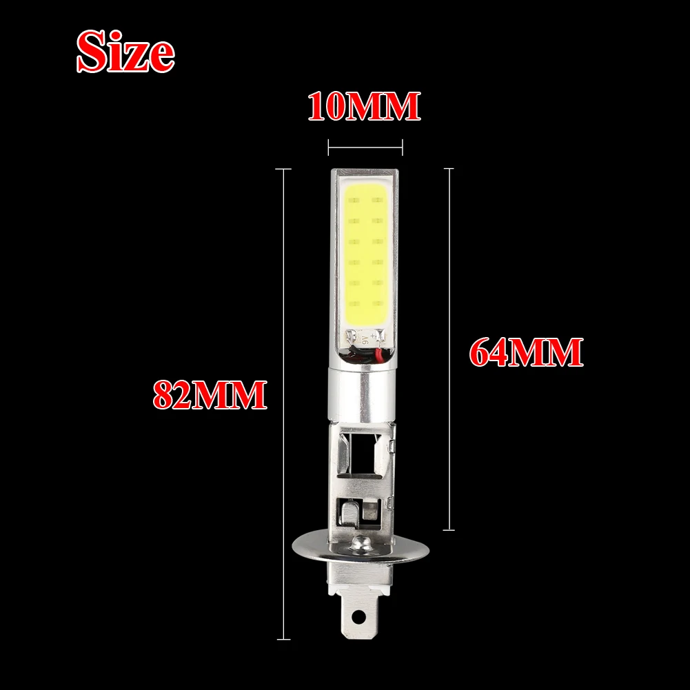 4 шт. Автомобильные светодиодные ламсветильник H1 для передних и задних