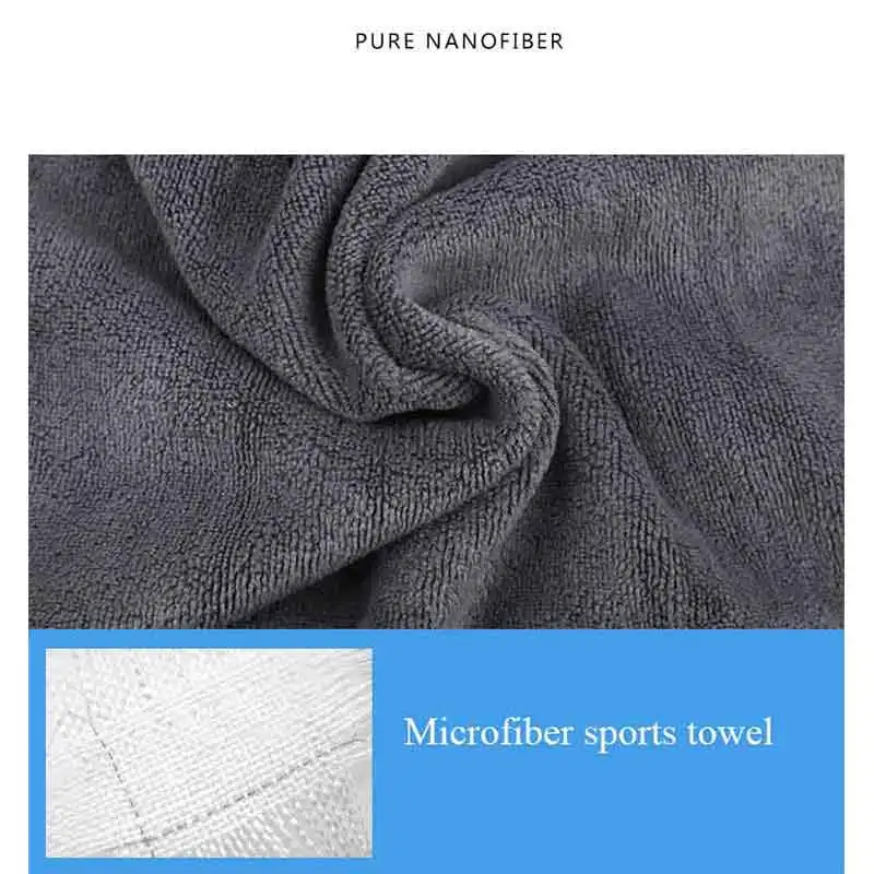 Ультратонкое волокно быстросохнущее спортивное полотенце из микрофибры для