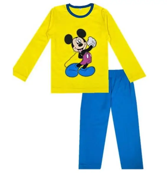 color at picture Детские пижамы, комплекты одежды из хлопка, новые детские пижамы с рисунками для девочек, пижамы, домашняя одежда на осень и зиму - Цвет: color at picture