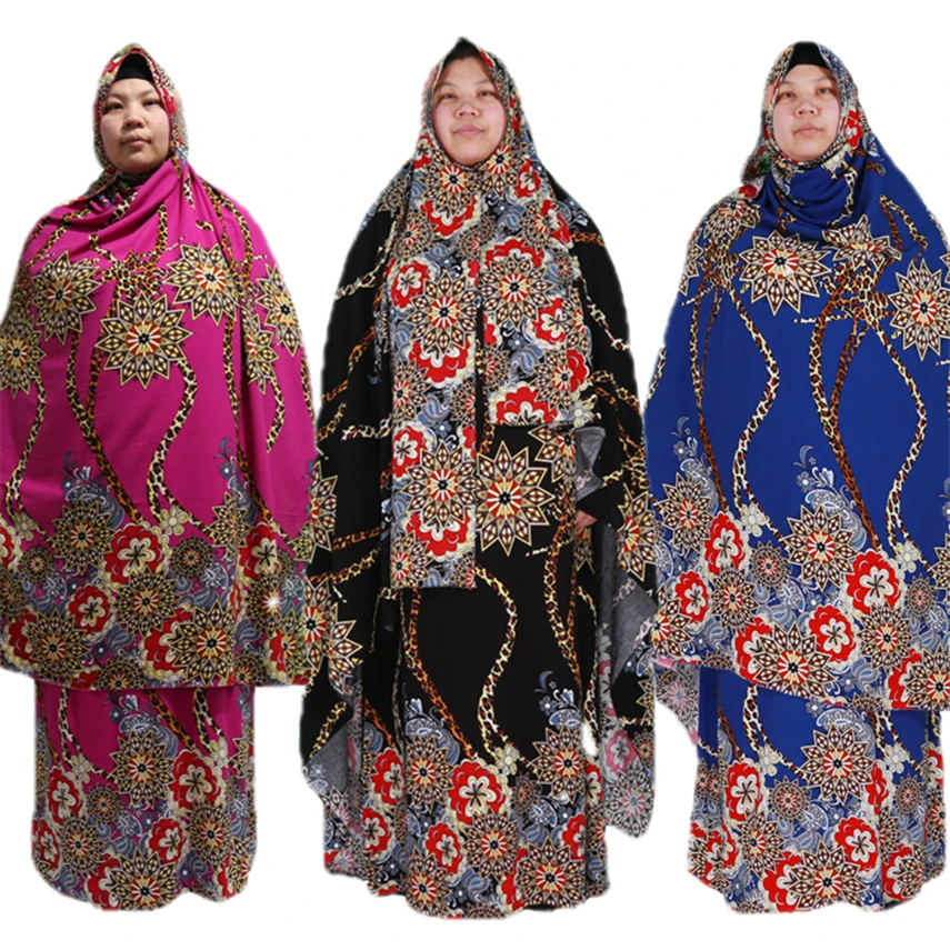 Женский хиджаб шарф абайя платье молитвенная одежда ИД Мубарак рамадам