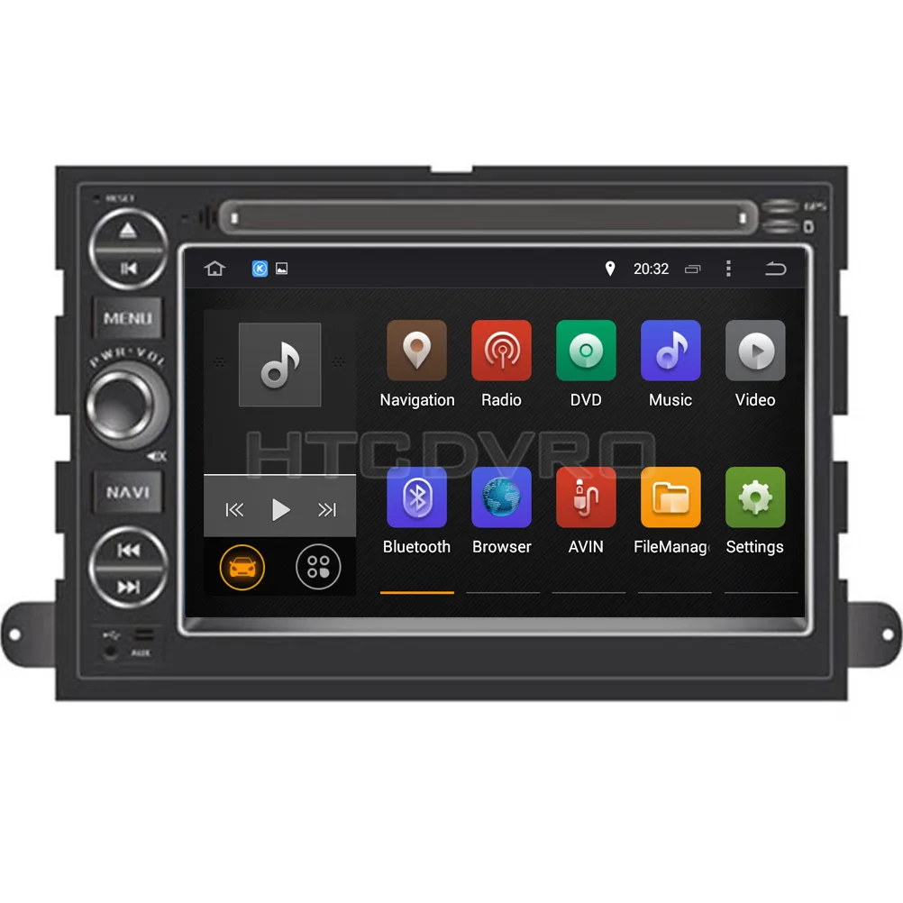 Автомобильный DVD GPS YMODVHT 7 дюймов Android 9 0 1 для Ford