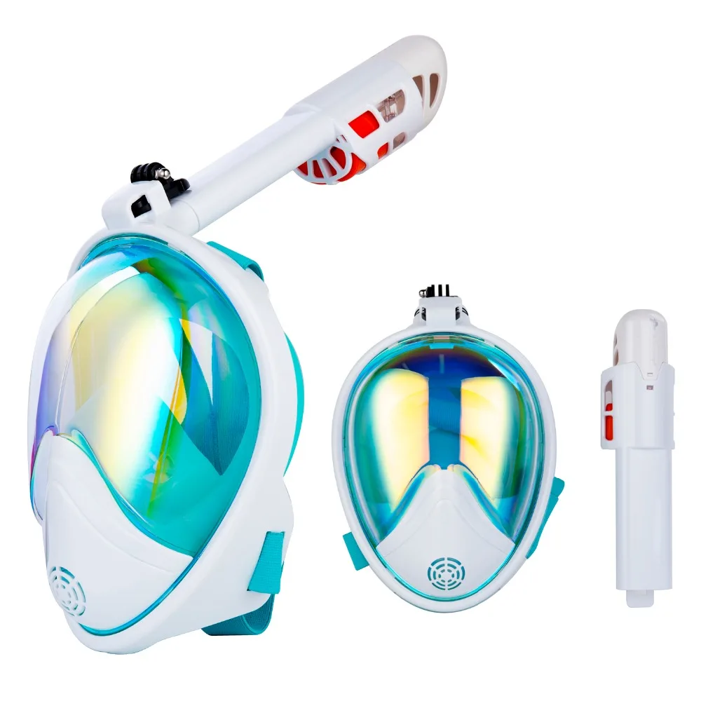 Детская маска для дайвинга безопасная Полнолицевая Подводное плавание с