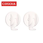 COSOUL Электрический Зубная щётка держатель 2 шт. настенное крепление эластичной фиксации защиты экономии места хранить в сухом месте единый объектива камеры, устойчивая к плесени,