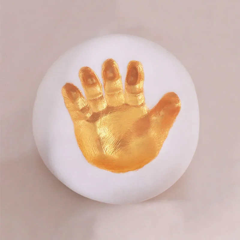 

Baby Footprint Photo Frame Non-Toxic Handprint Clay DIY Casting Kit For Newborn Baby Gifts Souvenirs Children's And Babies Items