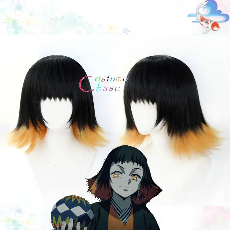 Susamaru Demon Slayer Kimetsu No Yaiba парик косплей костюм термостойкие синтетические волосы +