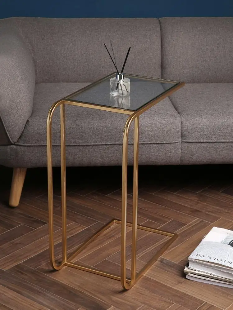 Скандинавский стиль маленькая квартира боковой столик современный простой