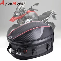 for trident660 2021 motorcycle tail bag multi functional durable rear motocross seat bag high capacity rider backpack