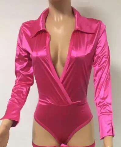 Adogirl однотонный офисный Женский комплект из двух предметов Сексуальная рубашка с