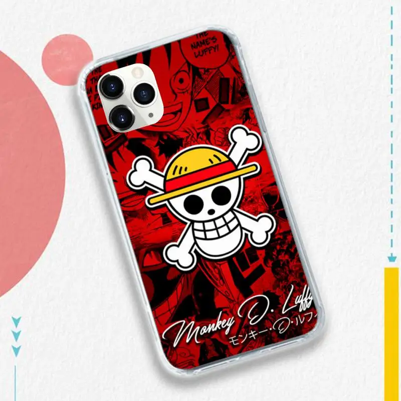 

One Piece hot japanese anime luxury Phone Case cover for iPhone 11 12 pro XS MAX 8 7 6 6S Plus X 5S SE 2020 XR