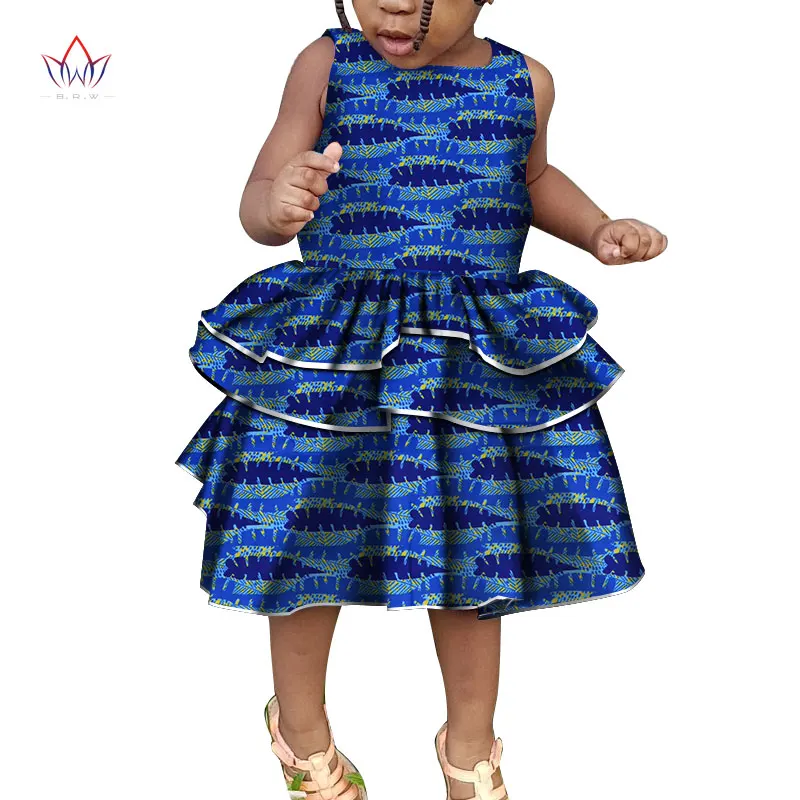 2020 летняя африканская одежда для детей с круглым вырезом традиционное Хлопковое