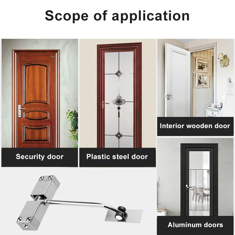 Автоматический Дверной доводчик Регулируемая Автоматическая прочность