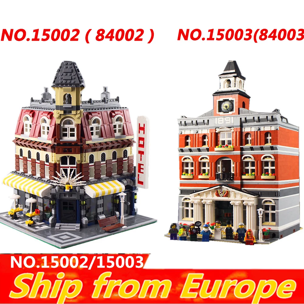Lepinblocks City Street 15002 15003 16004 строительные блоки кирпичный дом 10182 71006 10224 король-создатель DIY LELE игрушка для детей