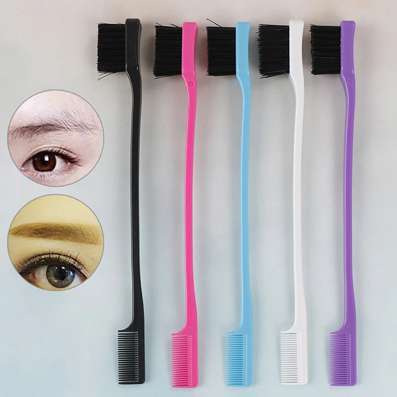 

1Pcs Double Sided Hair brush Edge Control Hair Comb Beauty Hair Styling