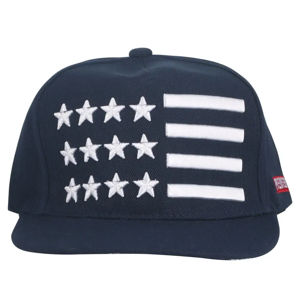 Мужские Бейсбольные кепки Snapback с пятью звездами Полосатая Вышивка плоские
