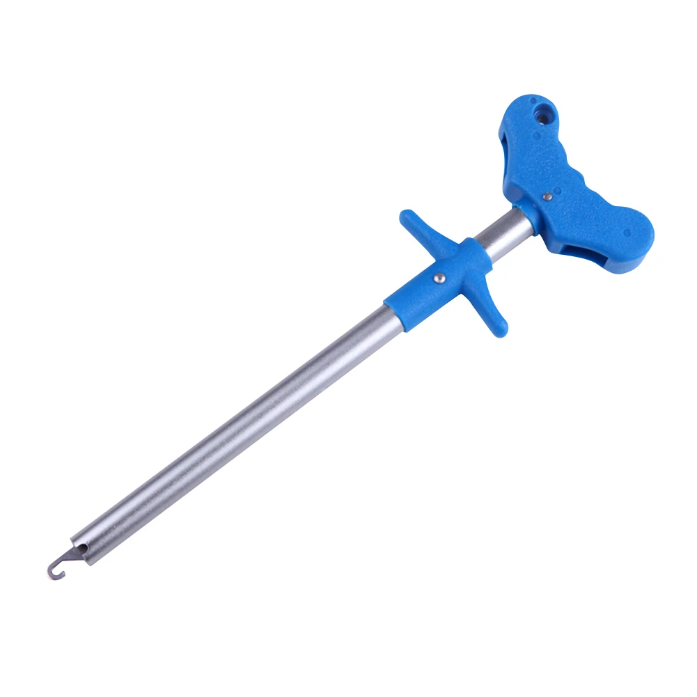 

Portable Fishing Hook Remover Aluminum Alloy Anti Skid Portable T-Type Handle Dehooker Outdoor Fishing Decoupling Device Tool