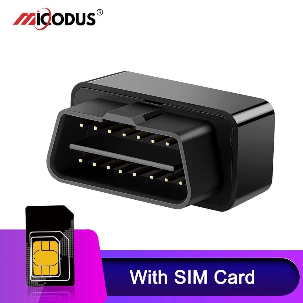 Автомобильный GPS-трекер OBD, Противоугонная защита, подключи и работай, превышение скорости, выключаемый аккумулятор, система сигнализации, GPS Мини Размер MV22, бесплатное приложение