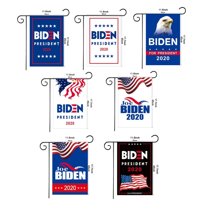 

2020 Biden Garden Flag For President,17.7*11.8 inches Double Sided Premium Fabric,Outdoor Decoration Banner For Yard Lawn