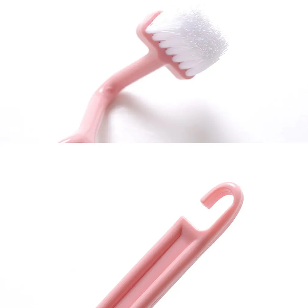 Портативная s-образная щетка для унитаза скруббер очиститель дома бытовой