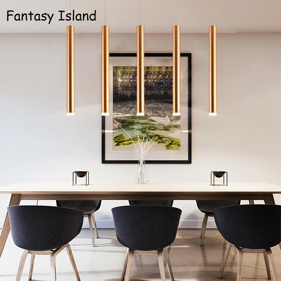 Golden high-grade single-head combination pendant lamp used in stair hall dining room hotel lobby restaurant | Лампы и освещение
