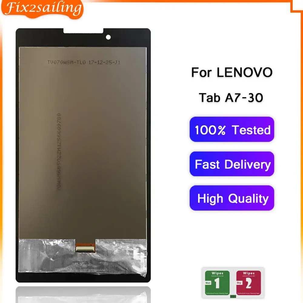 Новый ЖК дисплей для Lenovo Tab 2 A7 30 30HC сенсорный экран сборка планшетных ПК Запчасти