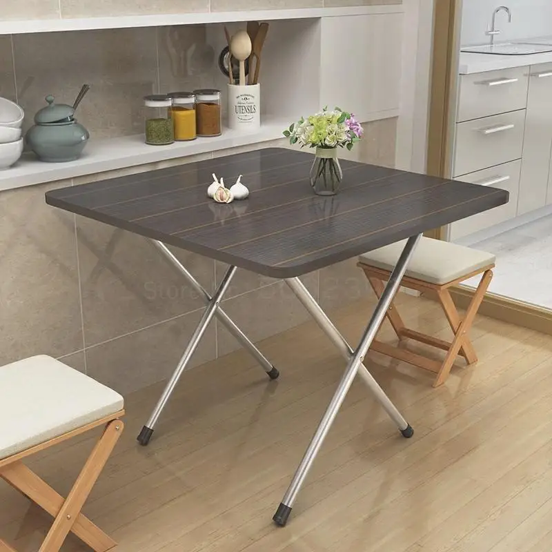 Обеденный складной столик маленький семейный небольшой для 2 человек 4 простых