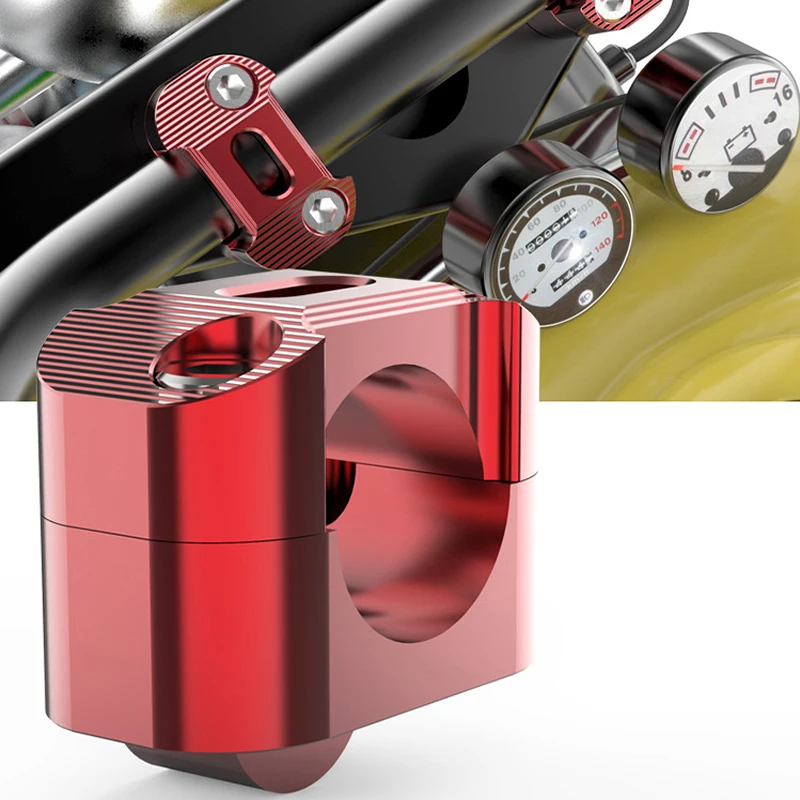 2 шт. CNC 28 мм алюминиевый сплав для внедорожника мотоцикла зажимы руля переходник