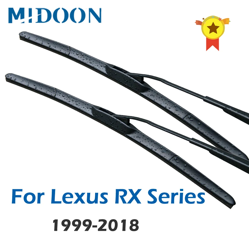 Гибридные щетки стеклоочистителя MIDOON для Lexus RX Series RX300 RX330 RX350 RX400h RX450h подходят к