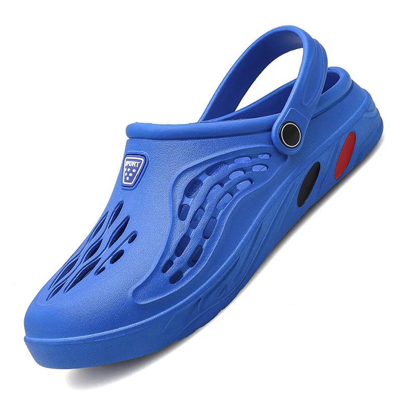 

New Men Sandals Summer Casual Shoes Soft Mesh Couple Beach Slippers Men Swimming Sandal Comfort Flip-flops Slipper Women Black
