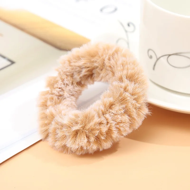 Новинка настоящие кроличьи волосы мягкие эластичные резинки для волос женщин и