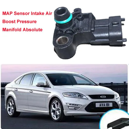 

MAP Sensor Intake Air Boost Pressure Manifold Absolute for Ford Mondeo Mk4 Mk5 2007-2019 Ford Focus Mk3 KUGA ECOSPORT