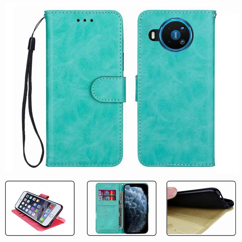

For Nokia 8.3 5G 6.81" Nokia8.3 2020 TA-1243, TA-1251 Wallet Case High Quality Flip Leather Phone Shell Protective Cover Funda