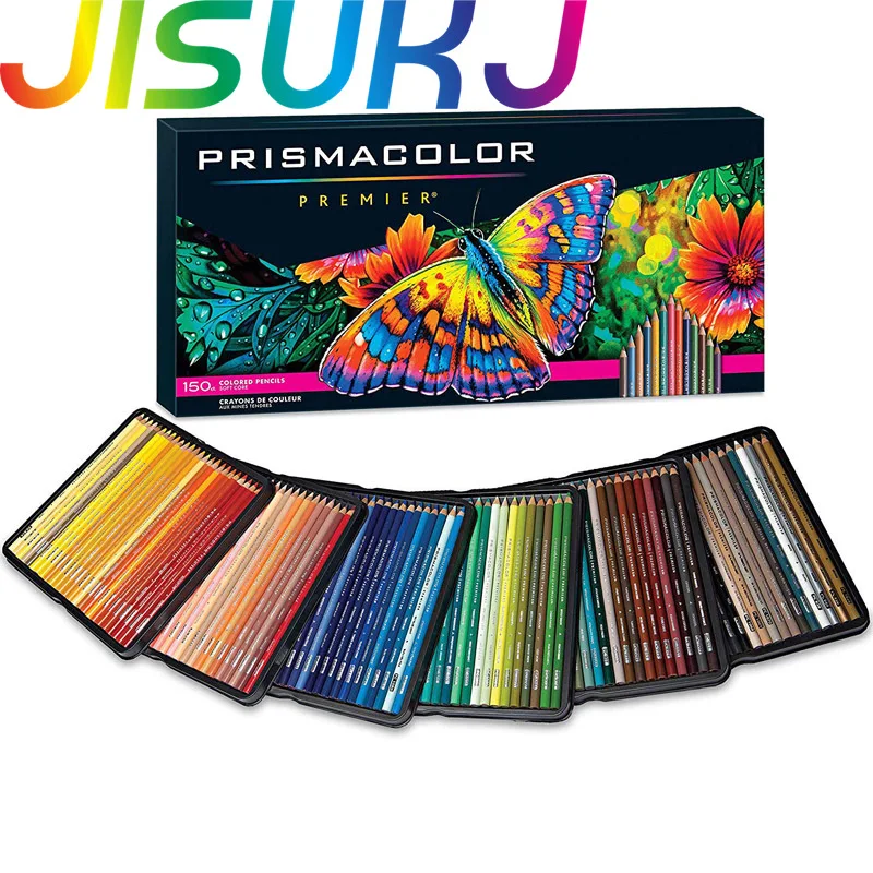 

1 компл. США OEM Prismacolor художественные карандаши для покраски 36 48 72 132 150 мелки для дерева для эскизов школьные принадлежности