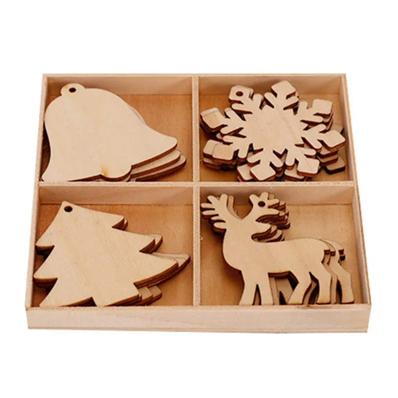 Новый мультфильм деревянные части креативные вырезы ремесло для украшения дома