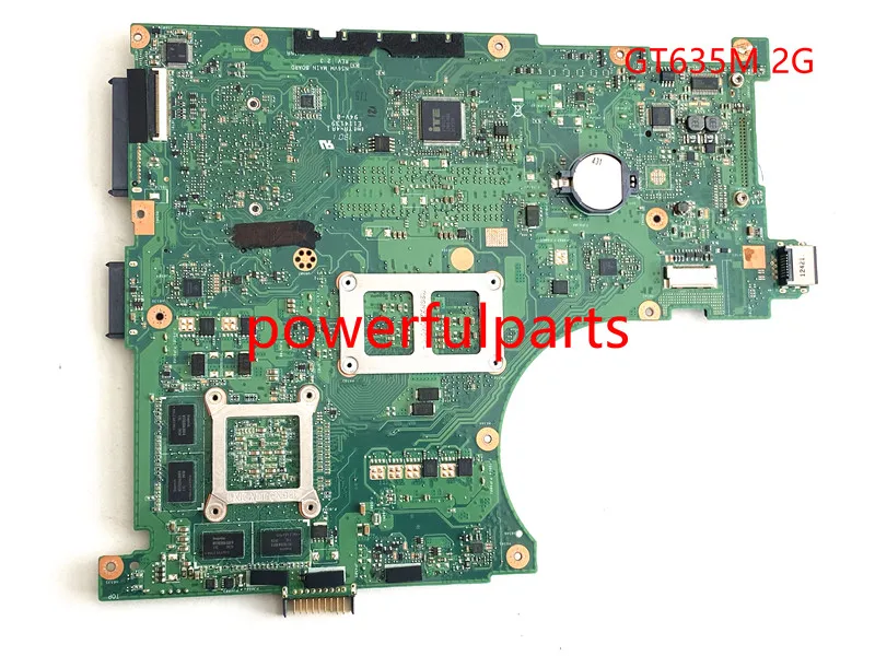 100 working for asus n56 n56vj n56vz n56vm motherboard rev 2 3 with n13p glr a1 graphic on board rpga989 working good free global shipping