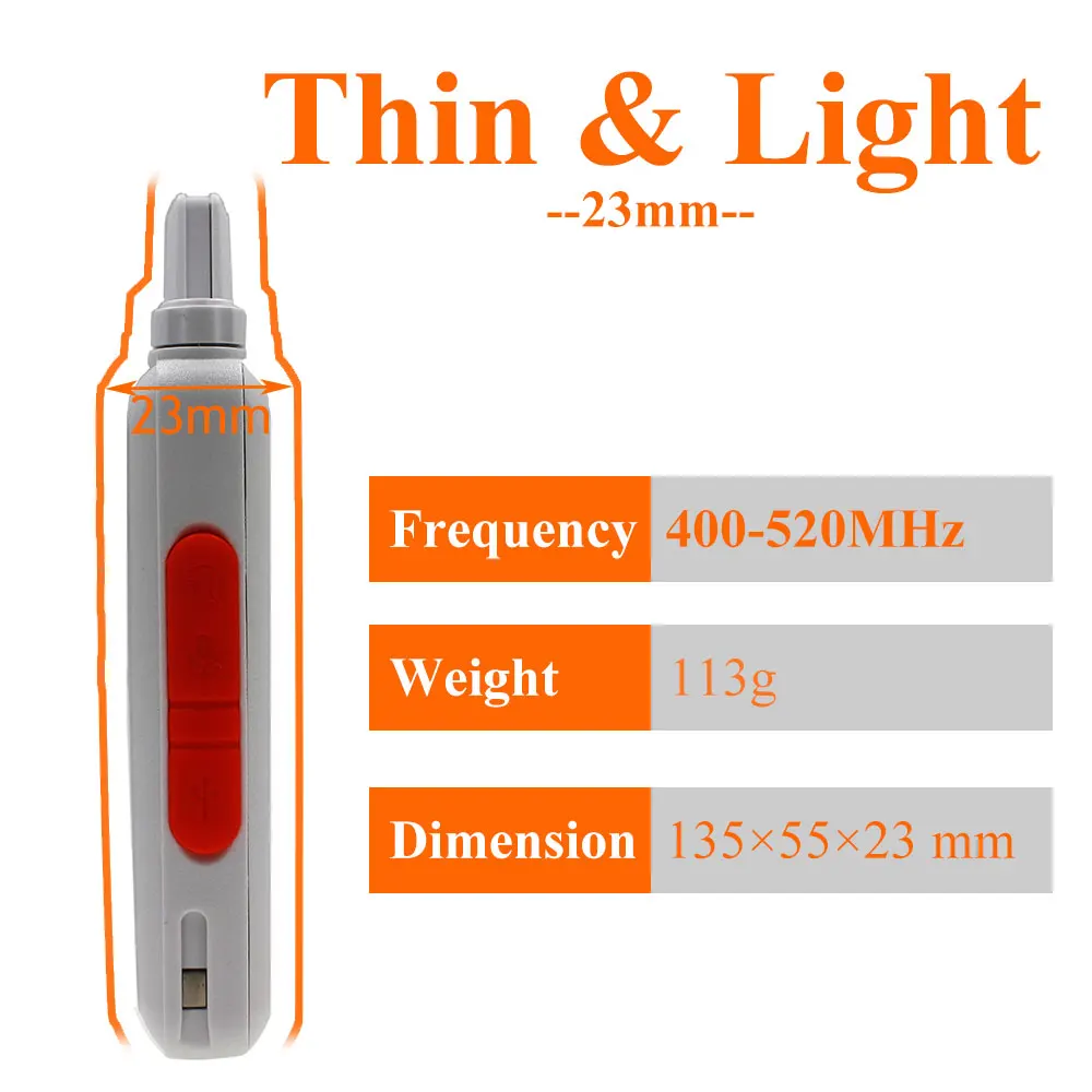 10 шт. WLN KD-C1 мини-рация UHF 400-470 МГц 5 Вт Мощность 16 канальный мини-портативный трансивер лучше, чем BF-888S