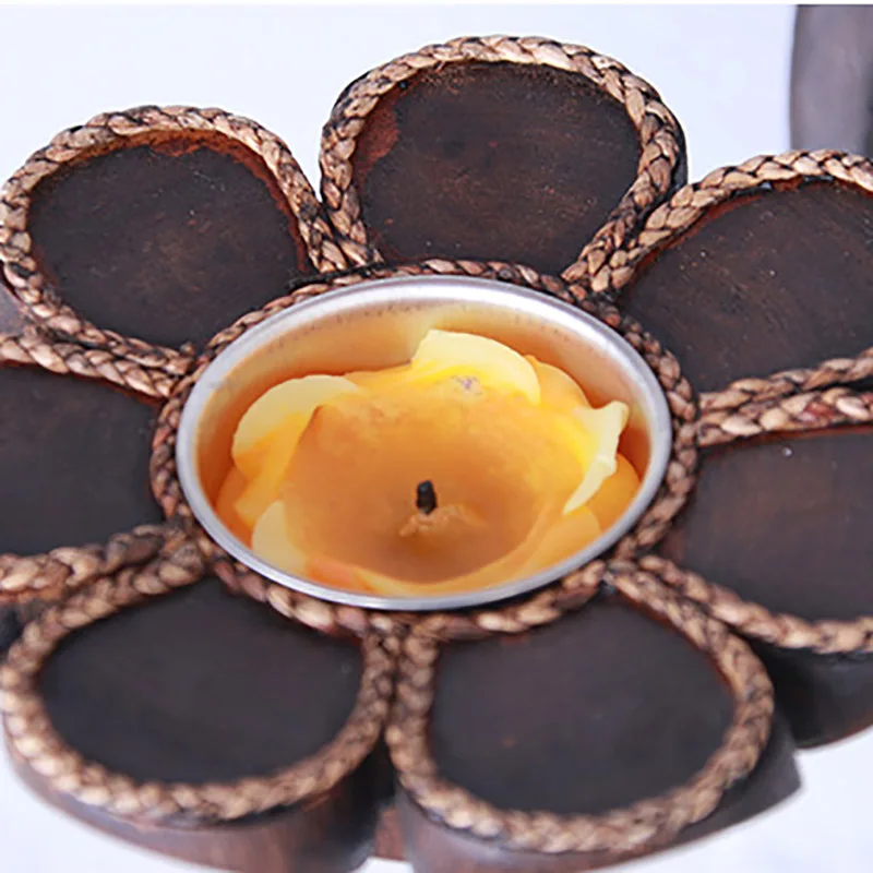 Креативные настенные подсвечники в старинном стиле ретро таиланд бергамот