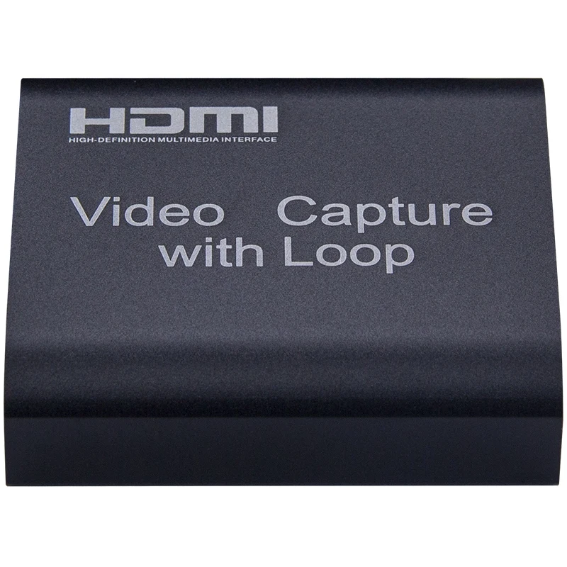 

4K HDMI Capture Card USB to HDMI with Loop Out HD Digital Video Recording Box Live Streamer for Switch PS4 HDTV