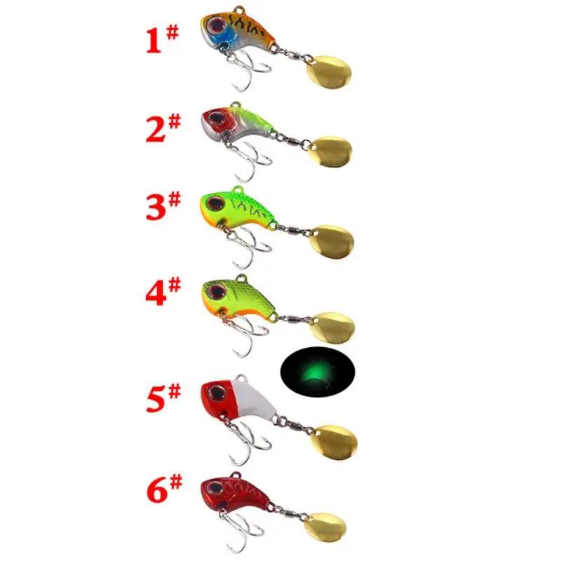 Fishing lure Quickly rotating small whirlwind Vibrating VIB sequins LURE bait Metal vib Sea accessories | Спорт и развлечения