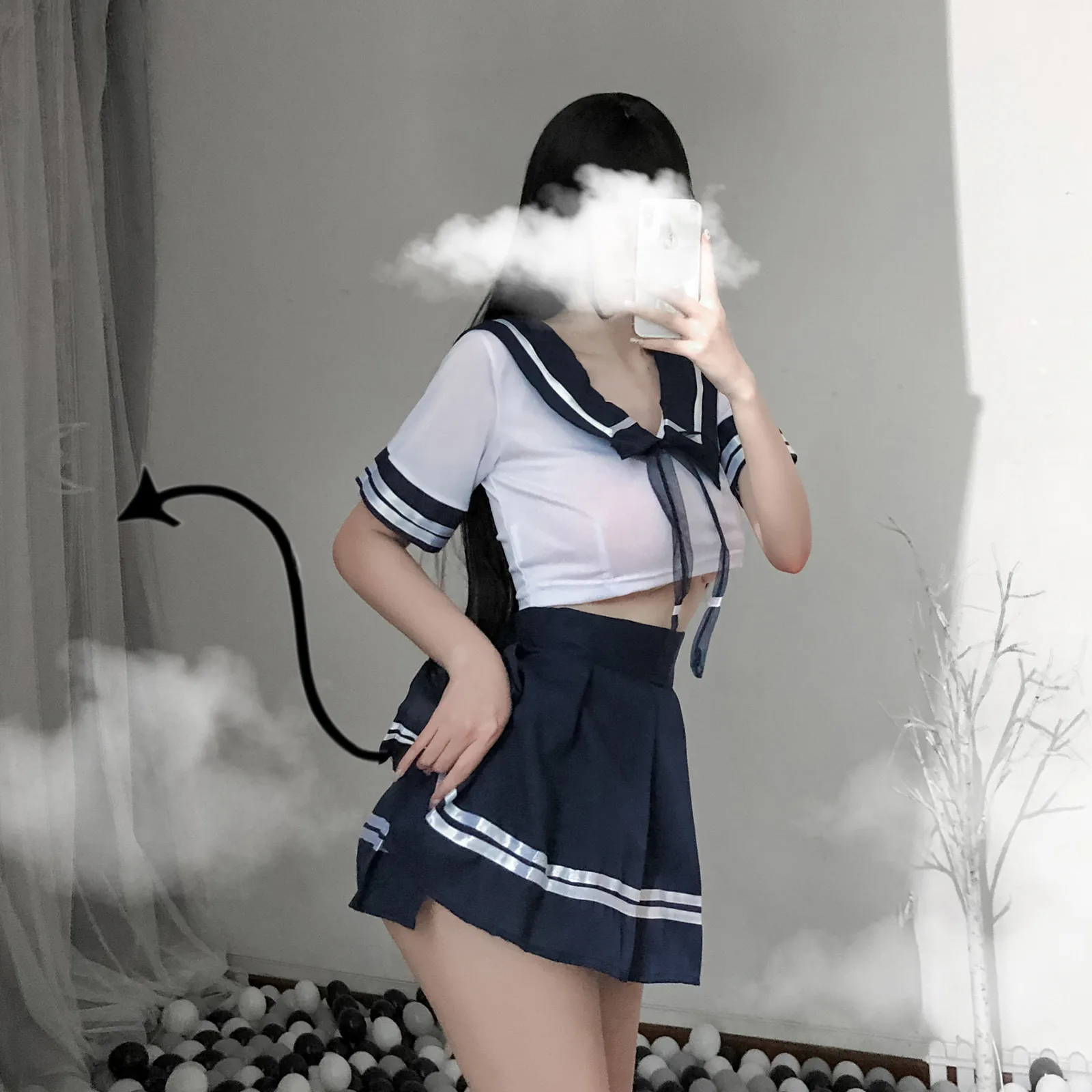 

2021Women Sexy Cosplay Lingerie Student Uniform school girl Ladies Erotic Costume Babydoll Dress Women Lace Miniskirt Outfit#