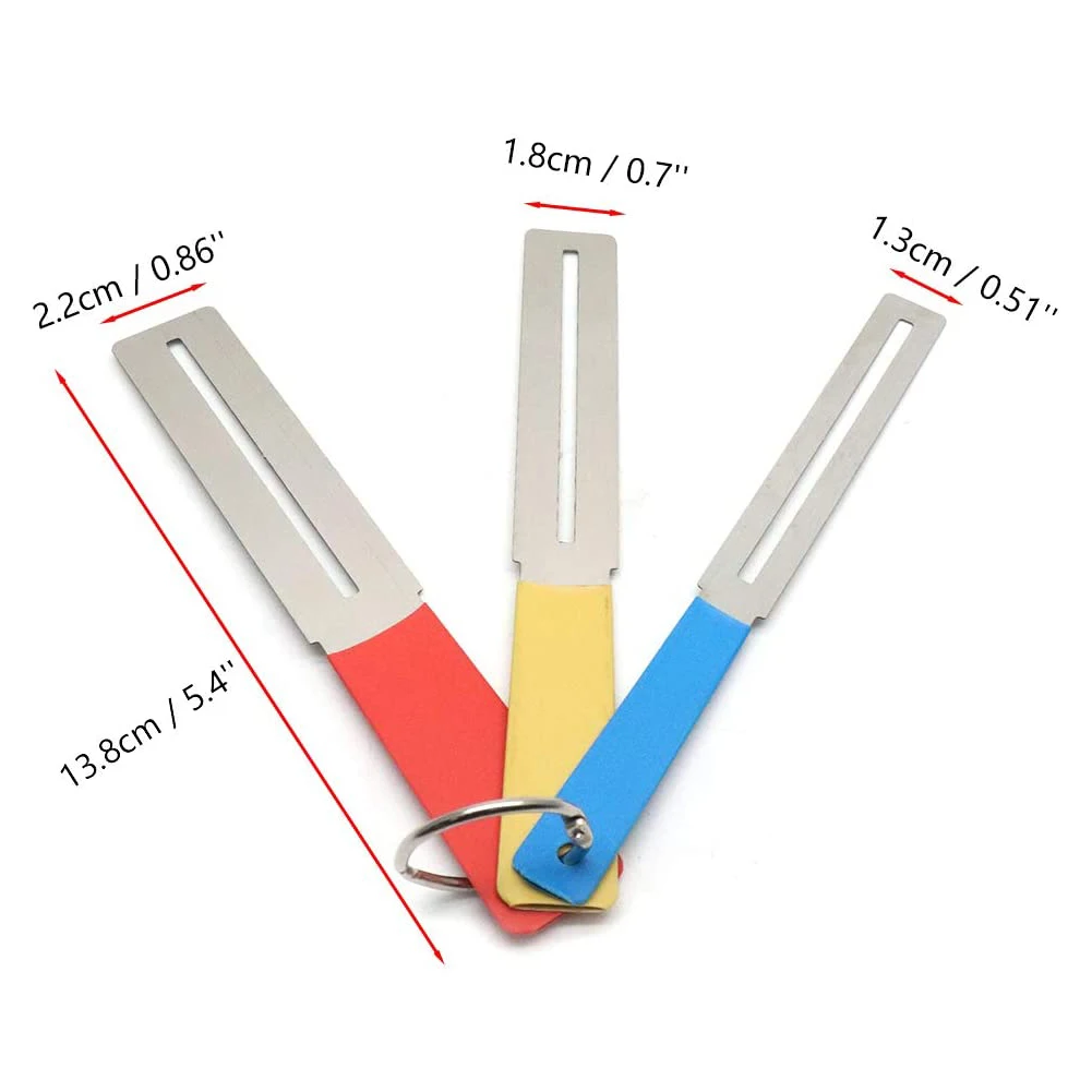 

Guitar Luthier Tool Set Fret Crowning File Guitar Filetring Action Ruler Gauge Feeler Rocker Fingerboard Guard String 3PCS