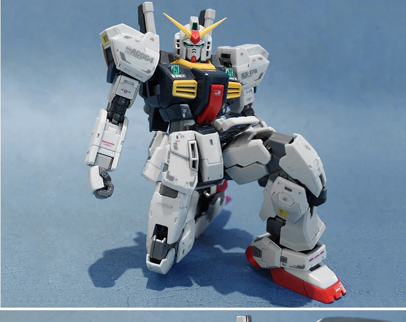 Аниме Костюм мобильного воина RG 1/144 AEUG RX 178 Mark II гундама собрать модель с Juguetes