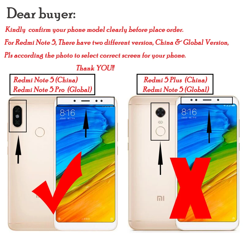 30 шт./лот для Xiaomi Redmi Note 5/Redmi 5 Pro ЖК-дисплей + кодирующий преобразователь сенсорного
