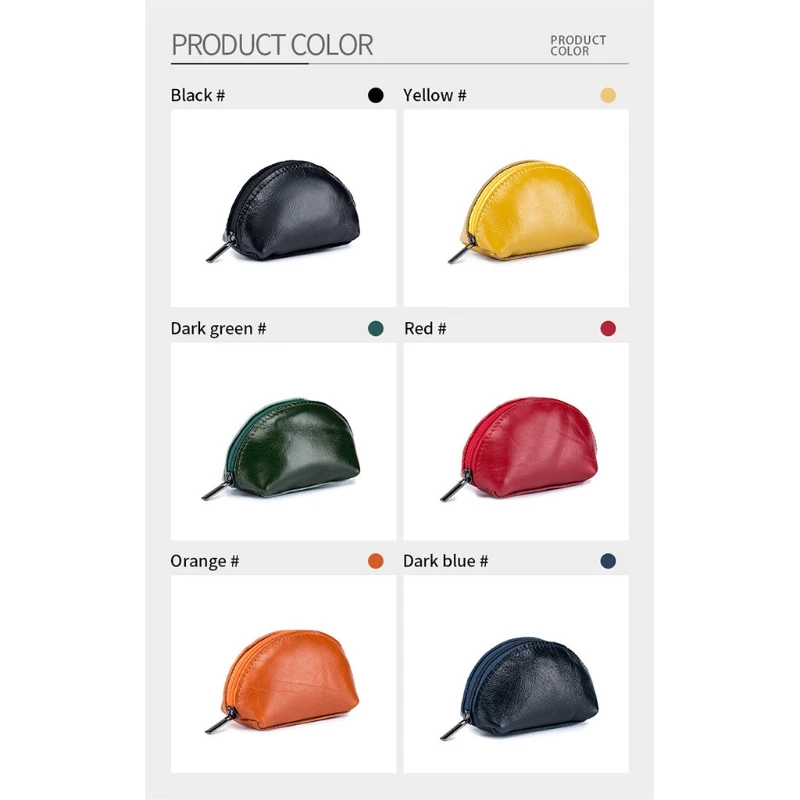 

Women PU Leather Wallet Zipper Pocket Headset Credit Card Holder Lady Mini Purse 20CA