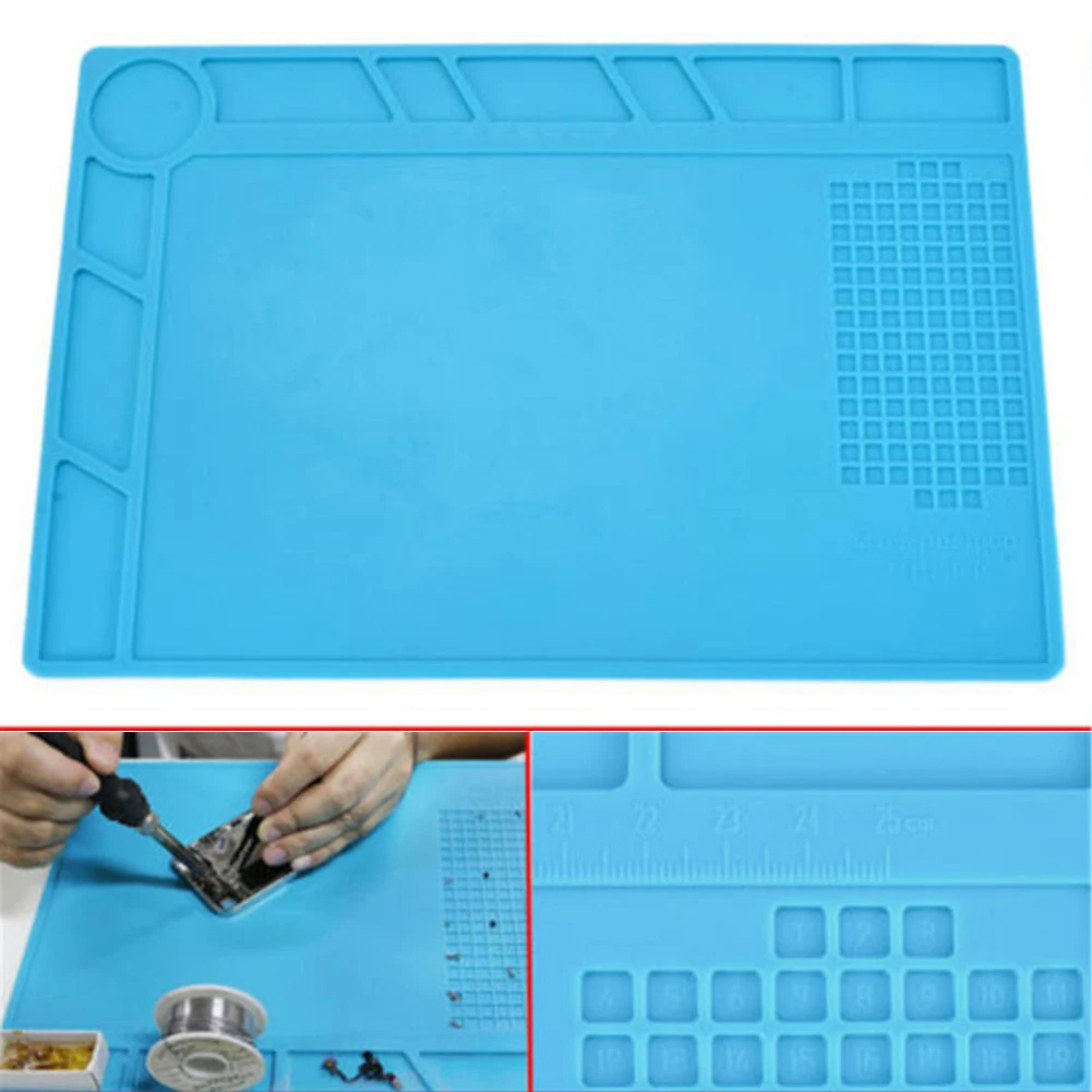 

Silicone Desk Pad Mat Heat Insulation Phone Repair Maintenance Free Work