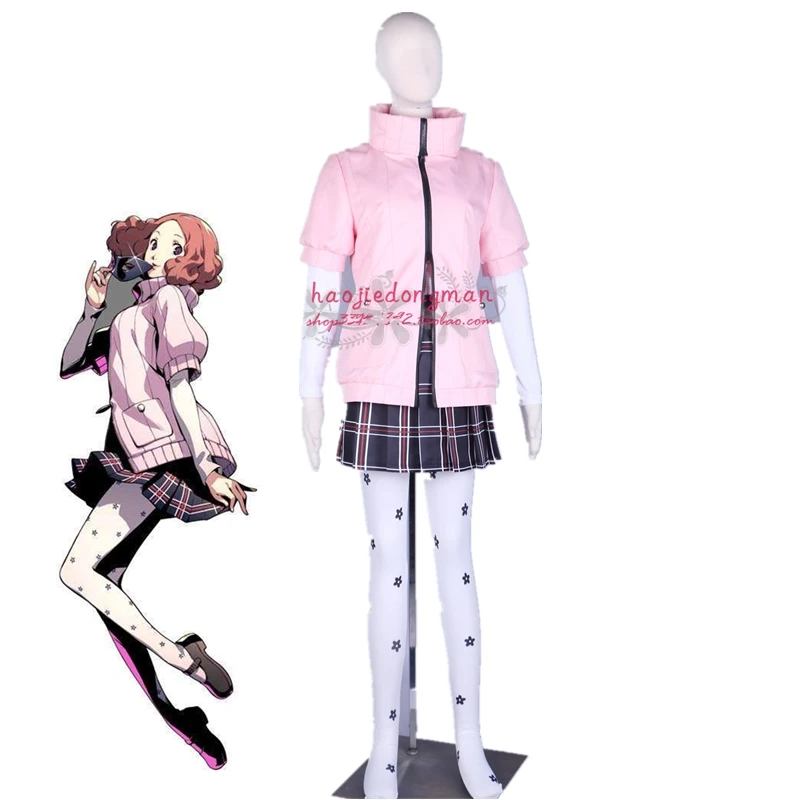 Косплей костюм аниме Persona 5 Окумура Хару карнавальный на Хэллоуин Рождество