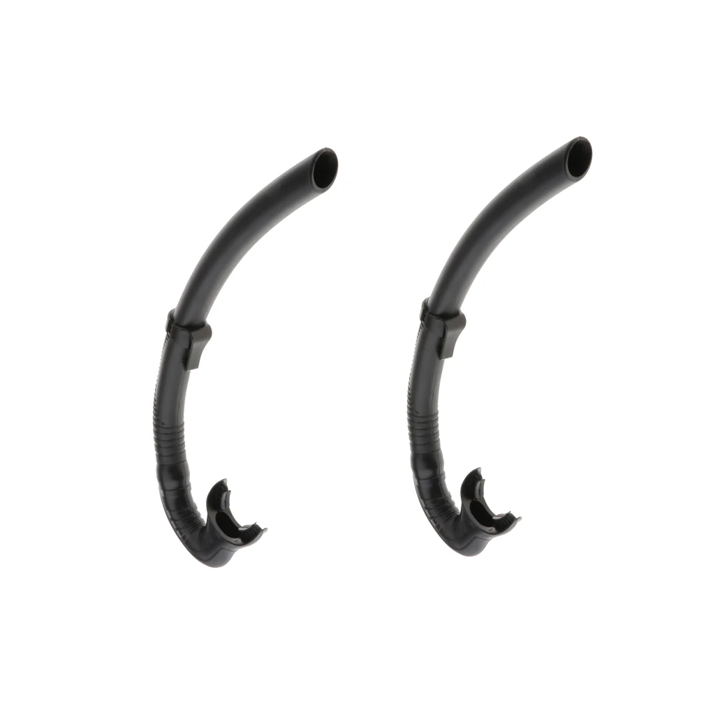 

2Pcs Swimming Snorkel Scuba Diving Center Snorkeling Swim Training Breath Tube ABS Breathing Swimming Underwater Snorkel