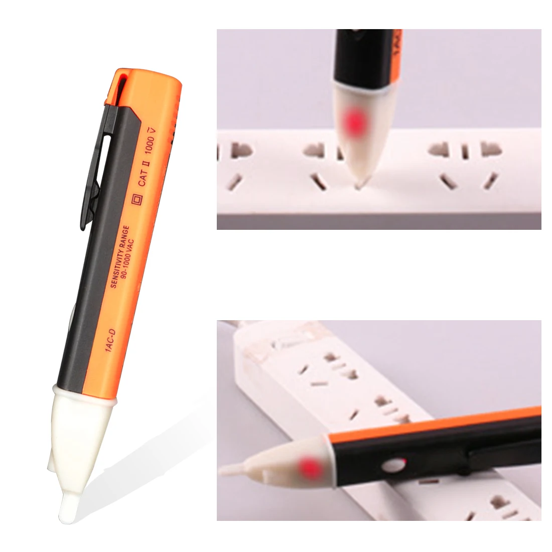 

Electric Indicator Test Pencil Voltage Meters Non-contact Induction AC90-1000V Voltmeter Probe Volt Power Detector Tester Socket