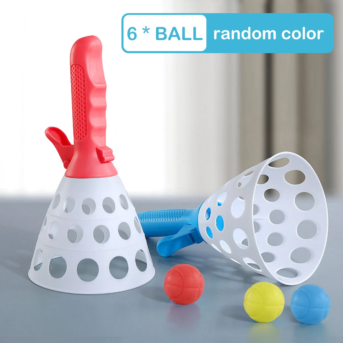 Catch Launcher Game Parent-children Interactive Pop and Catch Ball Game Hand-eye Coordination Throwing and Catching Toy tower collapse game hand and eye coordination games educational toys for family fun children and parent entertainment